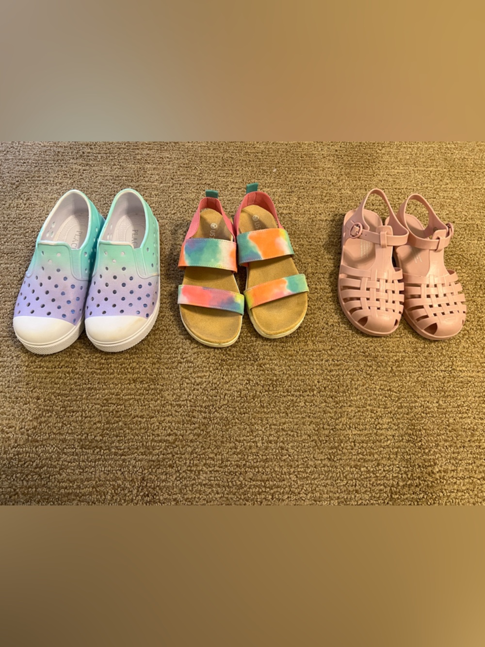 Girls size 13 summer shoes/sandals